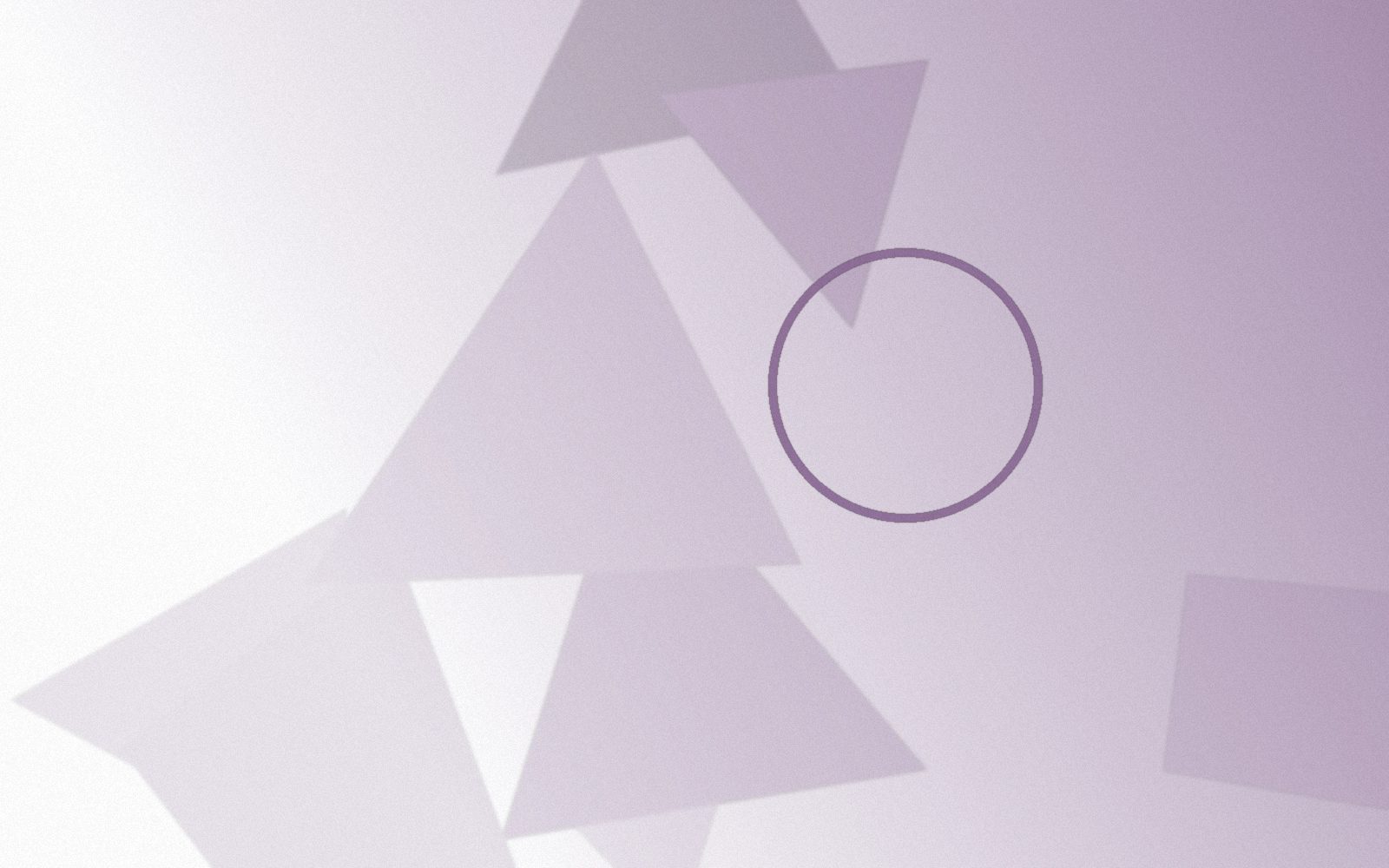 Abstract brand-toned composition representing a systems implementation project